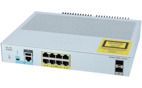 Cisco WS-C2960L-8PS-LL Catalyst 2960L Switch | POE | All Port Giga