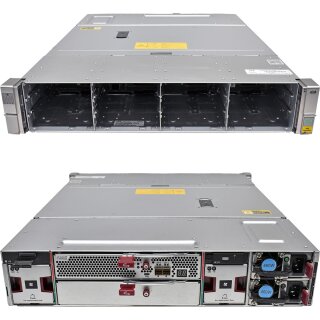 HP ENCLOUSURE + 12 GB SAS CARD + CADDY 12 NO.